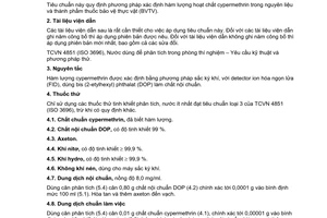 Tiêu chuẩn Việt Nam TCVN 8143:2009 về thuốc bảo vệ thực vật - Xác định hàm lượng hoạt chất cypermethrin