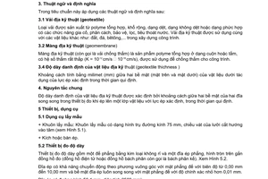 Tiêu chuẩn Việt Nam TCVN 8220:2009 về vải địa kỹ thuật − phương pháp xác định độ dày danh định