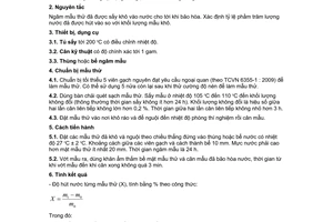 Tiêu chuẩn quốc gia TCVN 6355-4:2009 về Gạch xây - Phương pháp thử - Phần 4: Xác định độ hút nước