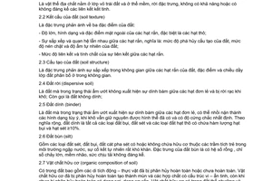 Tiêu chuẩn Việt Nam TCVN 8217:2009 về đất xây dựng công trình thủy lợi – phân loại