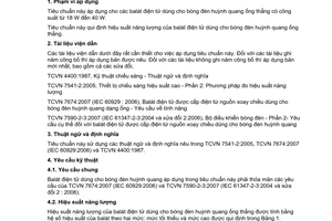Tiêu chuẩn quốc gia TCVN 7897:2008 về Balát điện tử dùng cho bóng đèn huỳnh quang - Hiệu suất năng lượng