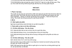 Tiêu chuẩn Việt Nam TCVN 5258:2008 (CODEX STAN 153-1985, Rev. 1-1995) về ngô (hạt)