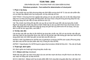 Tiêu chuẩn quốc gia TCVN 7990:2008 về Sản phẩm dầu mỏ - Phương pháp xác định điểm sương
