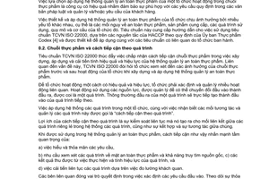 Tiêu chuẩn quốc gia TCVN ISO/TS 22004:2008 (ISO/TS 22004 : 2005) về Hệ thống quản lý an toàn thực phẩm - Hướng dẫn áp dụng TCVN ISO 22000:2007