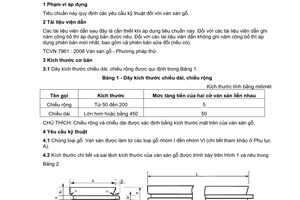 Tiêu chuẩn quốc gia TCVN 7960:2008 về Ván sàn gỗ - Yêu cầu kỹ thuật