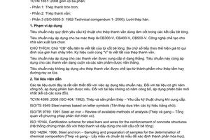 Tiêu chuẩn Việt Nam TCVN 1651-2:2008 về thép cốt bê tông – phần 2: thép thanh vằn do Bộ Khoa học và Công nghệ ban hành