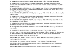 Tiêu chuẩn quốc gia TCVN 6627-11:2008 (IEC 60034-11 : 2004) về Máy điện quay – Phần 11: Bảo vệ nhiệt
