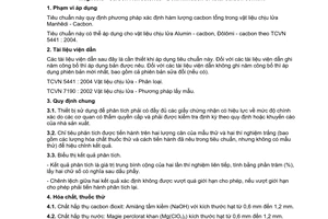 Tiêu chuẩn quốc gia TCVN 7948:2008 về Vật liệu chịu lửa manhedi-cacbon - Phương pháp xác định hàm lượng cacbon tổng
