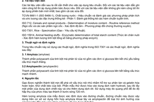 Tiêu chuẩn Việt Nam TCVN 5716-1:2008 (ISO 6647 - 1 : 2007) về gạo - xác định hàm lượng amyloza - phần 1: phương pháp chuẩn