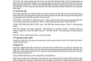 Tiêu chuẩn Việt Nam TCVN 5716-2:2008 (ISO 6647 - 2 : 2007) về gạo - xác định hàm lượng amyloza - phần 2: phương pháp thường xuyên