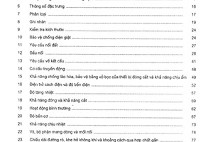 Tiêu chuẩn Việt Nam TCVN 6480-1:2008 (IEC 60669-1:2007) Thiết bị đóng cắt dùng cho hệ thống lắp đặt điện cố định trong gia đình và các hệ thống tương tự - Phần 1: Yêu cầu chung