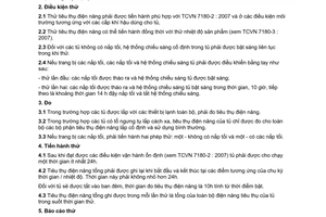 Tiêu chuẩn quốc gia TCVN 7180-6:2007 (ISO 01992-6:1974, With Amendment 1:1980) về Tủ lạnh thương mại - Phương pháp thử - Phần 6: Thử tiêu thụ điện năng