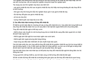 Tiêu chuẩn quốc gia TCVN 7699-2-33:2007 (IEC 60068-2-33:1971/Amd 1:1978) về Thử nghiệm môi trường - Phần 2-33: Các thử nghiệm - Hướng dẫn thử nghiệm thay đổi nhiệt độ