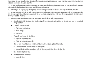 Tiêu chuẩn Việt Nam TCVN 6475-3:2007 về quy phạm phân cấp và giám sát kỹ thuật hệ thống đường ống biển – Phần 3: Đánh giá để cấp lại giấy chứng nhận