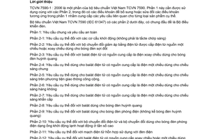 Tiêu chuẩn quốc gia TCVN 7590-2-1:2007 (IEC 61347-2-1 : 2006) về Bộ điều khiển bóng đèn - Phần 2-1: Yêu cầu cụ thể đối với cơ cấu khởi động (không phải loại tắcte chớp sáng)