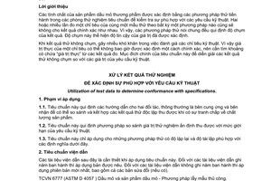 Tiêu chuẩn quốc gia TCVN 6702:2007 (ASTM D 3244 – 02) về Xử lý kết quả thử nghiệm để xác định sự phù hợp với yêu cầu kỹ thuật