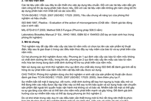 Tiêu chuẩn quốc gia TCVN 7699-2-10:2007 (IEC 60068-2-10:2005) về Thử nghiệm môi trường - Phần 2-10: Các thử nghiệm - Thử nghiệm J và hướng dẫn: Sự phát triển của nấm mốc