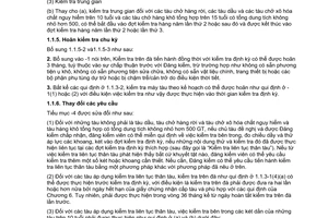 Tiêu chuẩn quốc gia TCVN 6259-1B:2003/SĐ 3:2007 về Quy phạm phân cấp và đóng tàu biển vỏ thép - Phần 1B: Quy định chung về phân cấp