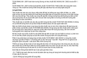 Tiêu chuẩn Việt Nam TCVN 5699-2-54:2007 (IEC 60335-2-54:2004) về thiết bị điện gia dụng và thiết bị điện tương tự - An toàn - Phần 2-54: Yêu cầu cụ thể đối với thiết bị làm sạch bề mặt dùng trong gia đình có sử dụng chất lỏng hoặc hơi nước