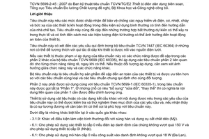 Tiêu chuẩn quốc gia TCVN 5699-2-45:2007 (IEC 60335-2-45 : 2005) về thiết bị điện gia dụng và thiết bị điện tương tự - An toàn - Phần 2-45: Yêu cầu cụ thể đối với dụng cụ gia nhiệt xách tay và các thiết bị tương tự