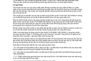 Tiêu chuẩn quốc gia TCVN 5699-2-8:2007 (IEC 60335-2-8: 2005) về Thiết bị điện gia dụng và thiết bị điện tương tự - An toàn - Phần 2-8: Yêu cầu cụ thể đối với máy cạo râu, tông đơ điện và thiết bị tương tự