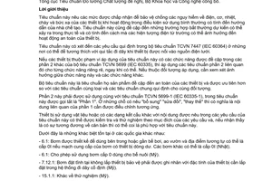 Tiêu chuẩn quốc gia TCVN 5699-2-41:2007 (IEC 60335-2-41 : 2004) về thiết bị điện gia dụng và thiết bị điện tương tự - An toàn - Phần 2-41: Yêu cầu cụ thể đối với máy bơm