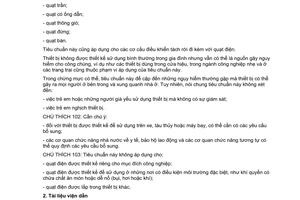 Tiêu chuẩn Việt Nam TCVN 5699-2-80:2007 (IEC 60335-2-80:2005) về thiết bị điện gia dụng và thiết bị điện tương tự - an toàn - Phần 2-80: yêu cầu cụ thể đối với quạt điện