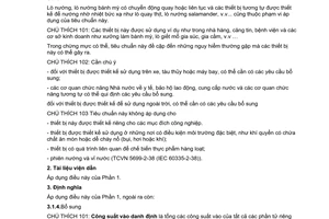 Tiêu chuẩn quốc gia TCVN 5699-2-48:2007 (IEC 60335-2-48 : 2005) về Thiết bị điện gia dụng và thiết bị điện tương tự - An toàn - Phần 2-48: Yêu cầu cụ thể đối với lò nướng, lò nướng bánh mỳ bằng điện dùng trong dịch vụ thương mại