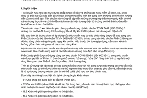 Tiêu chuẩn quốc gia TCVN 5699-2-38:2007 (IEC 60335-2-38:2005) về Thiết bị điện gia dụng và thiết bị điện tương tự - An toàn - Phần 2-38: Yêu cầu cụ thể đối với phên nướng và vỉ nướng bằng điện dùng trong dịch vụ thương mại