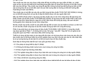 Tiêu chuẩn quốc gia TCVN 5699-2-53:2007 (IEC 60335-2-53 : 2005) về Thiết bị điện gia dụng và thiết bị điện tương tự - An toàn - Phần 2-53: Yêu cầu cụ thể đối với thiết bị gia nhiệt dùng cho xông hơi