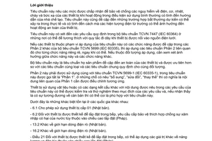 Tiêu chuẩn quốc gia TCVN 5699-2-39:2007 (IEC 60335-2-39:2004) về Thiết bị điện gia dụng và thiết bị điện tương tự - An toàn - Phần 2-39: Yêu cầu cụ thể đối với dụng cụ nấu đa năng bằng điện dùng trong dịch vụ thương mại