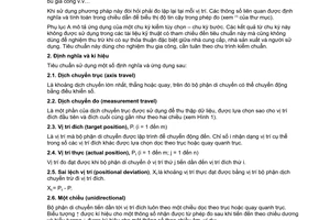 Tiêu chuẩn quốc gia TCVN 7011-2:2007 (ISO 230 - 2 : 1997) về Quy tắc kiểm máy công cụ - Phần 2: Xác định độ chính xác và khả năng lặp lại định vị của trục điều khiển số