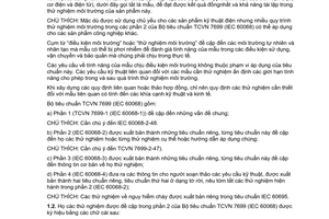 Tiêu chuẩn quốc gia TCVN 7699-1:2007 (IEC 60068-1:1998/Amd. 1:1992)về Thử nghiệm môi trường - Phần 1: Quy định chung và hướng dẫn