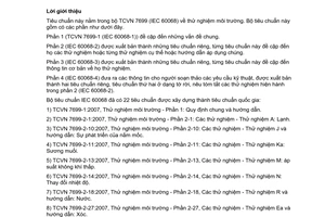 Tiêu chuẩn quốc gia TCVN 7699-2-52:2007 (IEC 60068-2-52:1996) về Thử nghiệm môi trường - Phần 2-52: Các thử nghiệm - Thử nghiệm Kb: Sương muối, chu kỳ (dung dịch natri clorua)