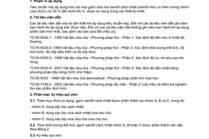 Tiêu chuẩn quốc gia TCVN 7636:2007 về Vật liệu chịu lửa - Gạch samốt cách nhiệt