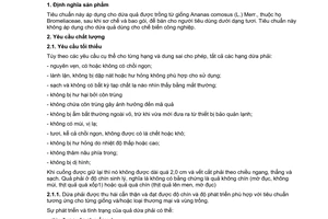 Tiêu chuẩn Việt Nam TCVN 1871:2007 (CODEX STAN182-1999, sửa đổi 1-2005) về dứa quả tươi