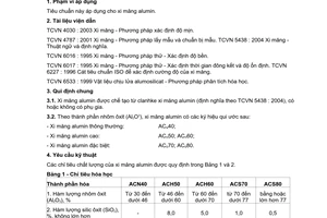 Tiêu chuẩn quốc gia TCVN 7569:2007 về Xi măng Alumin