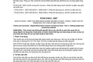 Tiêu chuẩn quốc gia TCVN 2100-2:2007 về Sơn và vecni - Phép thử biến dạng nhanh (độ bền va đập)
