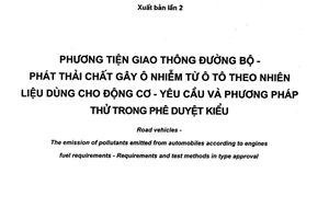 Tiêu chuẩn Việt Nam TCVN 6785:2006 về Phương tiện giao thông đường bộ - Phát thải chất gây ô nhiễm từ ô tô theo nhiên liệu dùng cho động cơ - Yêu cầu và phương pháp thử trong phê duyệt kiểu do Bộ Khoa học và Công nghệ ban hành