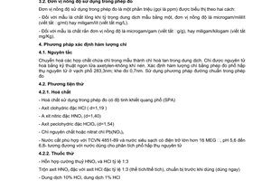 Tiêu chuẩn ngành 10TCN 813:2006 về phân bón - Phương pháp xác định chì tổng số bằng phép đo phổ hấp thụ nguyên tử