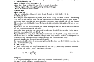 Tiêu chuẩn Việt Nam TCVN 7572-5:2006 về Cốt liệu cho bê tông và vữa - Phương pháp thử - Phần 5: Xác định khối lượng riêng, khối lượng thể tích và độ hút nước của đá gốc do Bộ Khoa học và Công nghệ ban hành