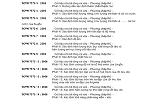 Tiêu chuẩn Việt Nam TCVN 7572-12:2006 Cốt liệu cho bê tông và vữa - Phương pháp thử - Phần 12: Xác định độ hao mòn khi va đập của cốt liệu lớn trong máy Los Angeles do Bộ Khoa học và Công nghệ ban hành