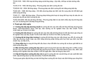 Tiêu chuẩn xây dựng Việt Nam TCXDVN 239:2006 về bê tông nặng - chỉ dẫn đánh giá cường độ bê tông trên kết cấu công trình