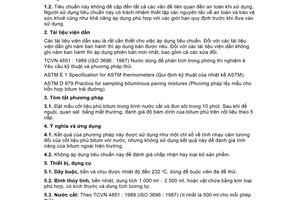 Tiêu chuẩn Việt Nam TCVN 7504:2005 về Bi tum - Phương pháp xác định độ bám dính với đá do Bộ Khoa học và Công nghệ ban hành