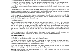 Tiêu chuẩn ngành 14 TCN 132:2005 về đất xây dựng công trình thuỷ lợi - Phương pháp xác định các đặc trưng tan rã của đất trong phòng thí nghiệm