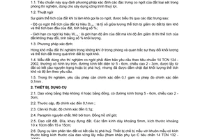 Tiêu chuẩn ngành 14 TCN 134:2005 về đất xây dựng công trình thủy lợi - Phương pháp xác định các đặc trưng co ngót của đất trong phòng thí nghiệm