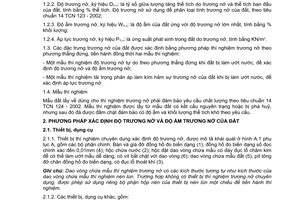 Tiêu chuẩn ngành 14 TCN 133:2005 về đất xây dựng công trình thủy lợi - Phương pháp xác định các đặc trưng trương nở của đất trong phòng thí nghiệm