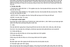 Tiêu chuẩn xây dựng Việt Nam TCXDVN 345:2005 về thử nghiệm chịu lửa - Các bộ phận kết cấu của tòa nhà - Phần 5: Các yêu cầu riêng đối với bộ phận ngăn cách nằm ngang chịu tải