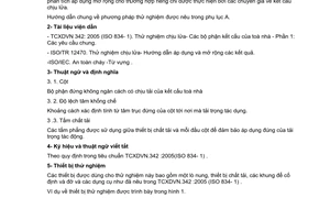 Tiêu chuẩn xây dựng Việt Nam TCXDVN 347:2005 về thử nghiệm chịu lửa - Các bộ phận kết cấu của tòa nhà - Phần 7: Các yêu cầu riêng đối với cột