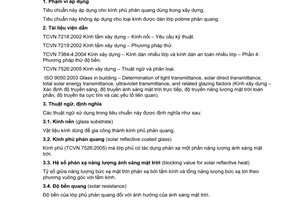 Tiêu chuẩn Việt Nam TCVN 7528:2005 về kính xây dựng - Kính phủ phản quang do Bộ Khoa học và Công nghệ ban hành